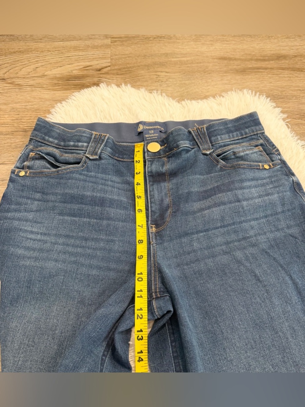 Democracy Absolution Wide Leg Jeans Medium Wash 12 Slimming - Picture 5 of 8